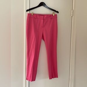 Ann Taylor hot pink cigarette pants